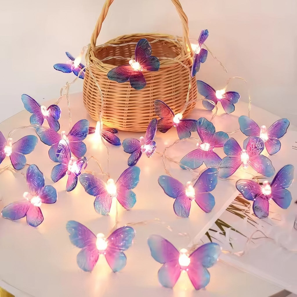 Fairy Butterflies Aesthetic String Lights