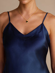 100% Mulberry Silk Women''s Adjustable Spaghetti Strap V Neck Camisole Top