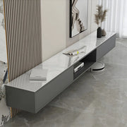 Floating Mount Stone Cabinet Open Storage TV Stand