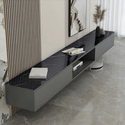 Floating Mount Stone Cabinet Open Storage TV Stand