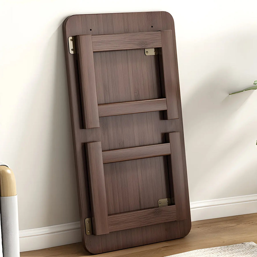 Foldable Scratch Resistant Bamboo Rectangle Coffee Table