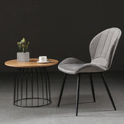 Glam Modern Velvet Accent Chair with Side Dining Chair