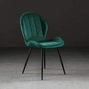 Glam Modern Velvet Accent Chair with Side Dining Chair