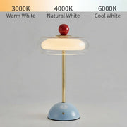 Glass Mushroom LED Table Lamp with Touch Control