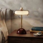 Glass Mushroom LED Table Lamp with Touch Control