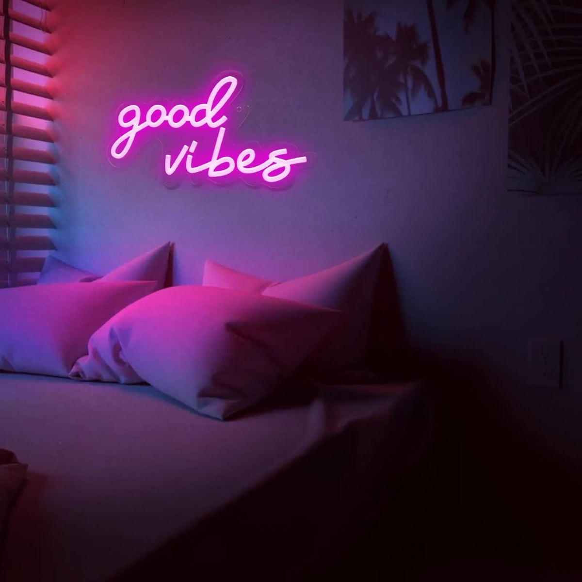 Good Vibes Wall Neon Sign