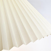 Gray Pleated Shade Multifunctional Shelf Floor Lamp