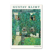 Klimt Green Art Hoe Canvas Posters