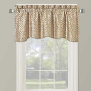 Halifax Lined Embroidered Window Valance 52"Wx19"L (Single)
