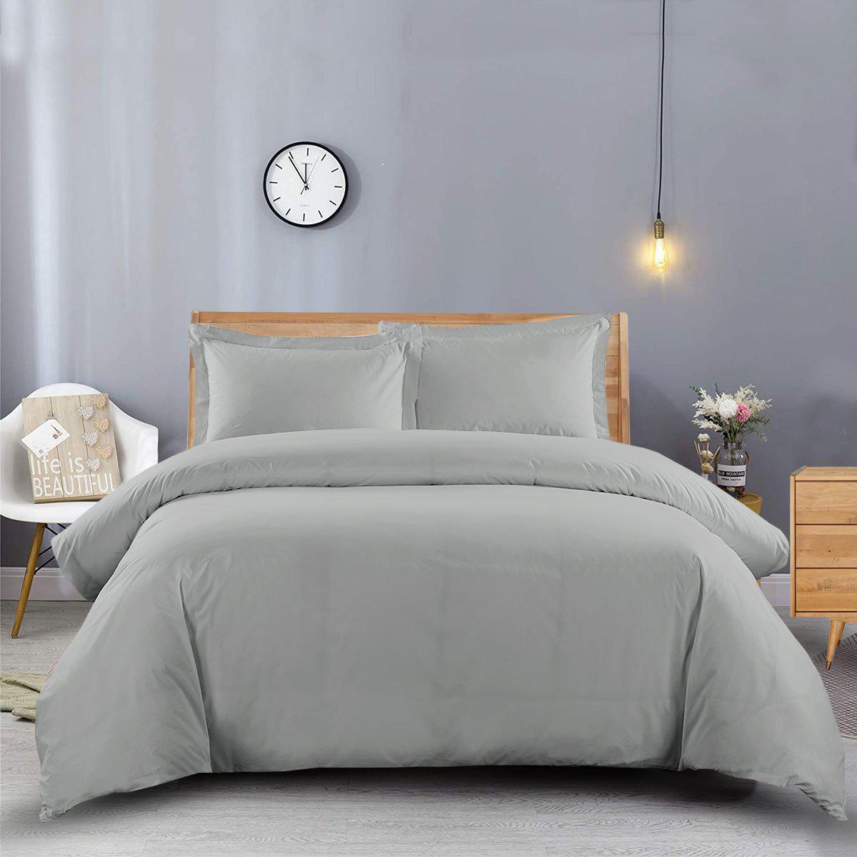 Heavyweight Flannel Duvet Covers Solid 170GSM