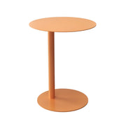 Sleepwyn Colorful Round Metal C-Shaped Scandinavian Side Table