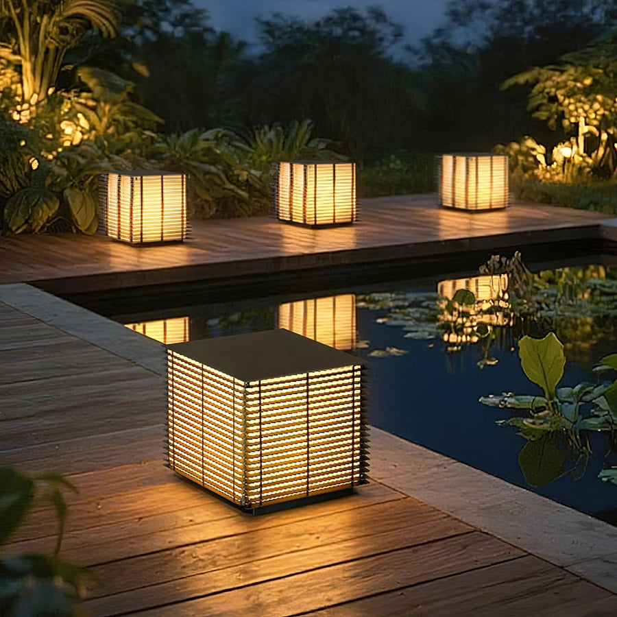 Grid Post Outdoor Light