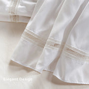 Sleepwyn Crochet Lace Bed Skirt