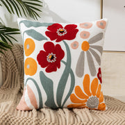 Sleepwyn Embroidered Floral Throw Pillow Cover