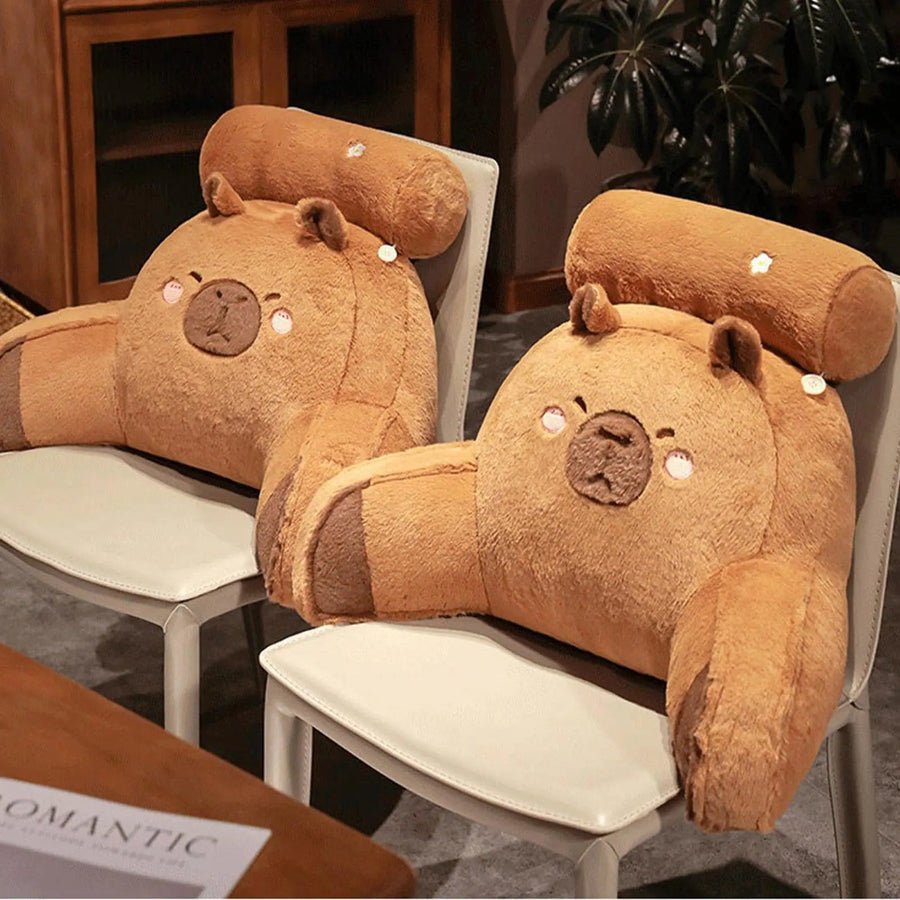Sleepwyn Capybara Reading Pillow