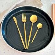 Sleepwyn Gold Stainless Steel Cutlery Set (4 Pcs)