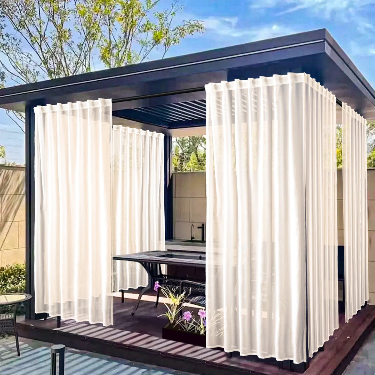 Sleepwyn Outdoor Sheer Curtain