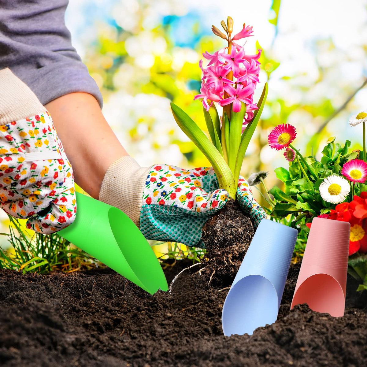 Sleepwyn Bonsai Soil Scoops Mini Garden Shovel Set