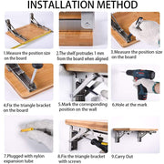 Sleepwyn Folding Shelf Brackets (2 Pcs)