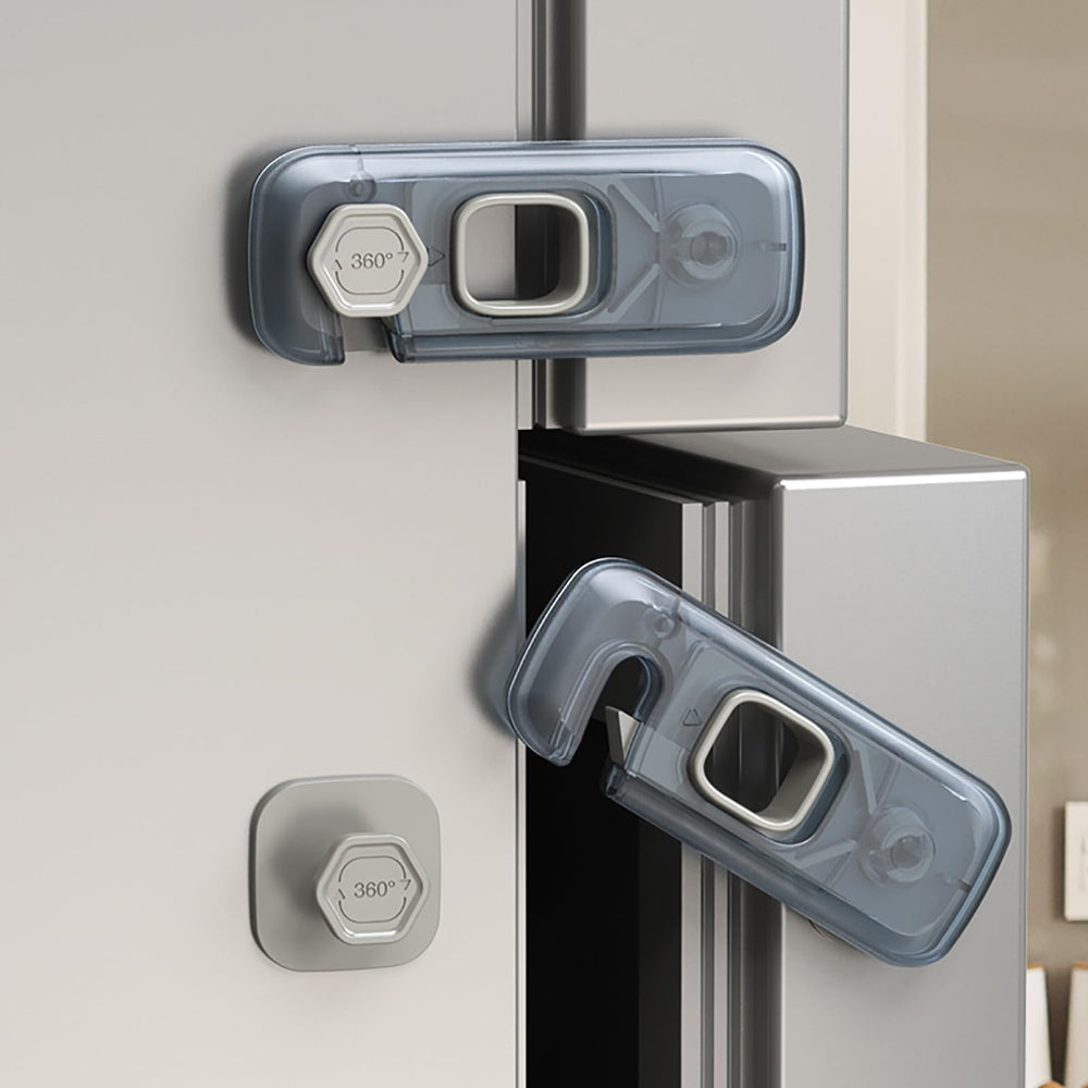 Sleepwyn Clear Child Proof Refrigerator Lock