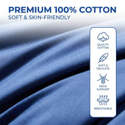 Sleepwyn Rectangle Medium Support Cotton Pillow