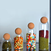 Sleepwyn Round Cork Glass Jar