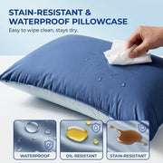 Sleepwyn Rectangle Medium Support Cotton Pillow