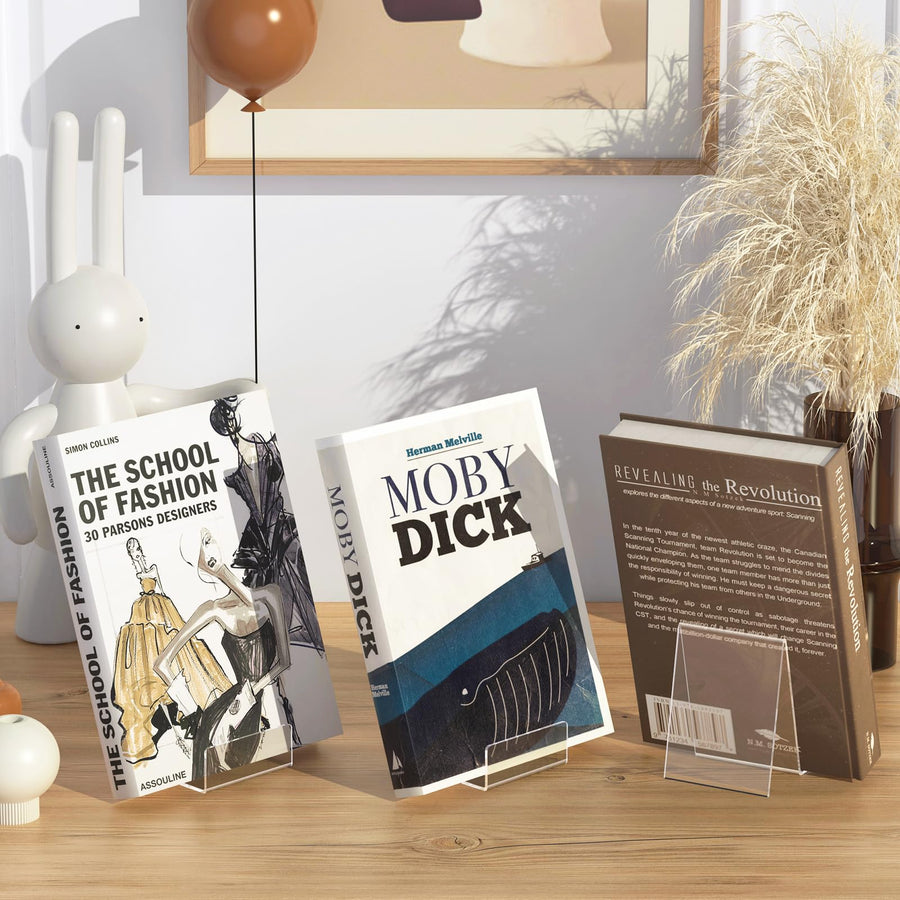 Sleepwyn Acrylic Book Display Stand (2 Pcs)