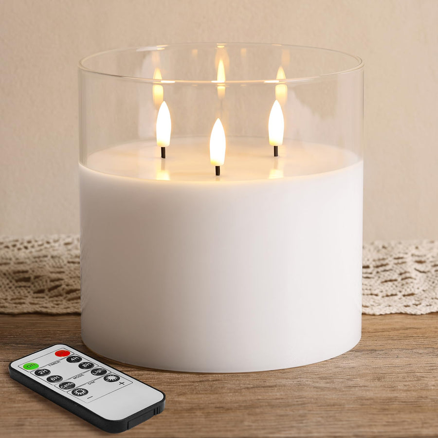 Sleepwyn Remote Flameless Pillar Candle