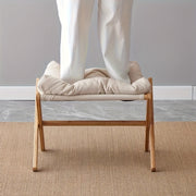 Sleepwyn Wooden Footstool Bench