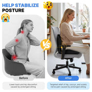 Sleepwyn Memory Foam Seat Cushion with Back Support