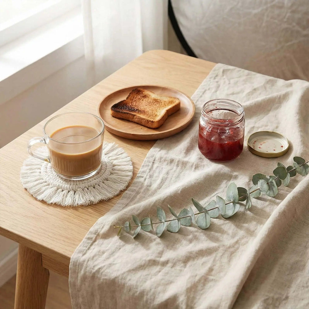 Sleepwyn Boho Cotton Coaster Mat (2 Pcs)