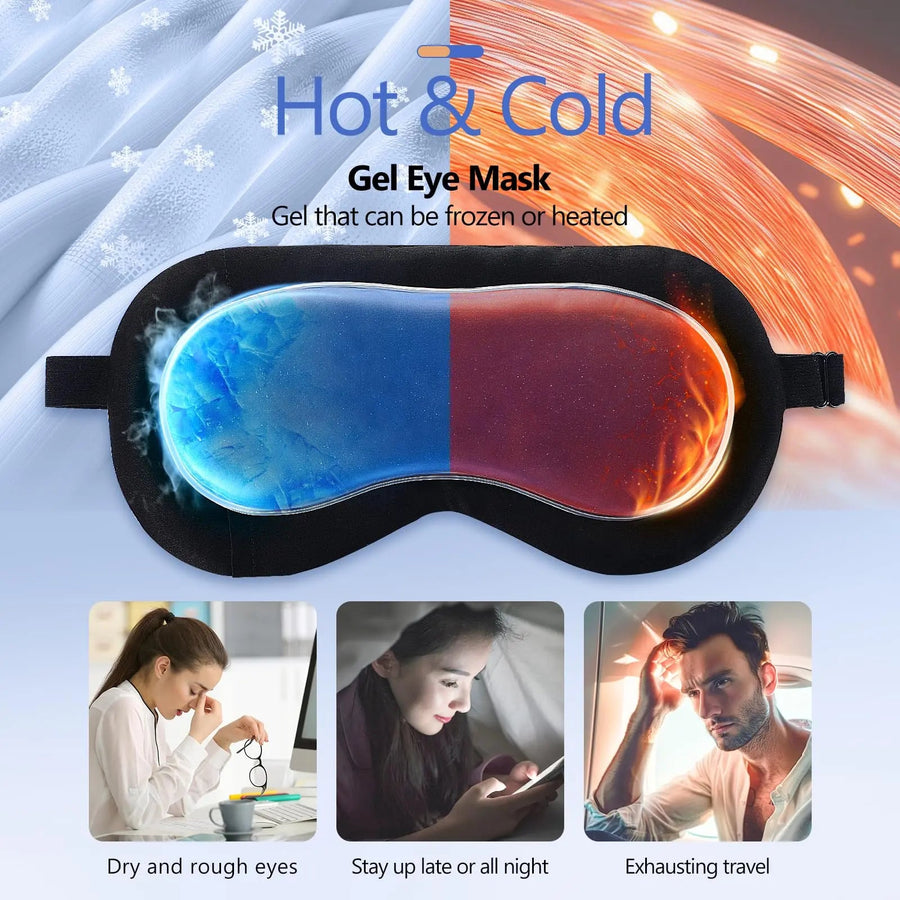 Sleepwyn Cooling Gel Sleep Mask with 3D Contoured Eye Design