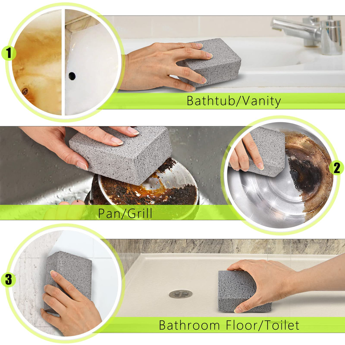 Sleepwyn Grill Cleaning Brick (6 Packs)