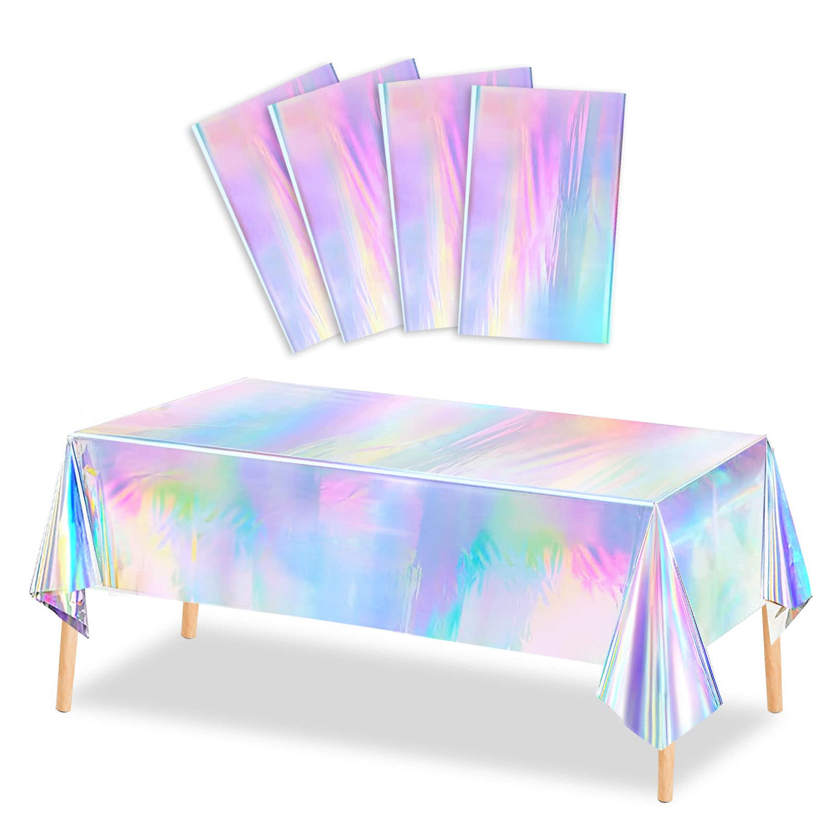 Sleepwyn Rainbow Party Tablecloth (4 Pcs)