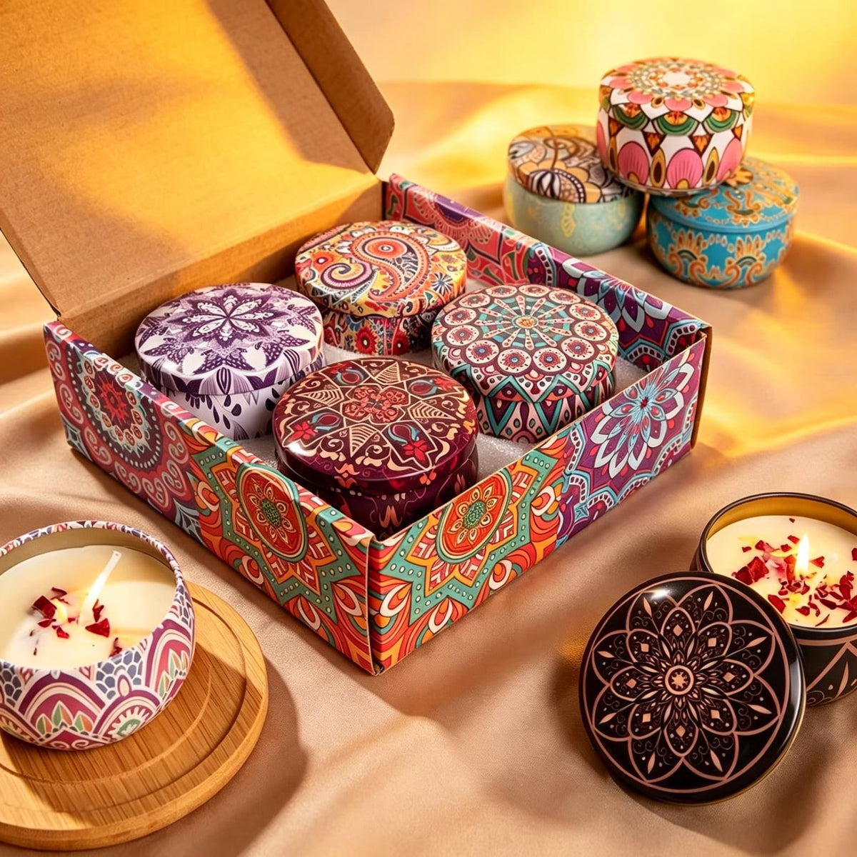 Sleepwyn Desert Bloom Candle Set (4 Pcs)