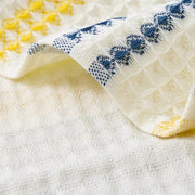 Sleepwyn Cotton Honeycomb Waffle Soft Bath Towel (2 Pcs)