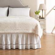 Sleepwyn Crochet Lace Bed Skirt