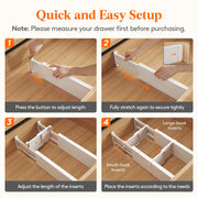 Sleepwyn Adjustable Drawer Dividers