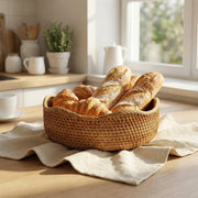 Sleepwyn Handwoven Rattan Storage Basket Set (3pcs)