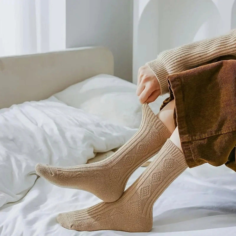 Sleepwyn Thermal Wool Lounge Socks Thick Knit Set