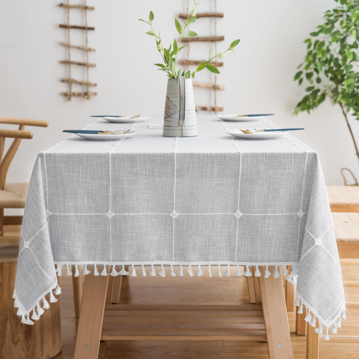 Sleepwyn Square Waterproof Farmhouse Tablecloth