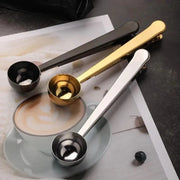 Sleepwyn Stainless Steel Coffee Scoop Clip (3Pcs)