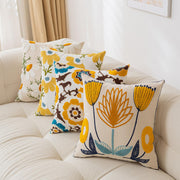 Sleepwyn Embroidered Floral Throw Pillow Cover
