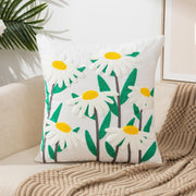 Sleepwyn Embroidered Floral Throw Pillow Cover