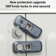 Sleepwyn Clear Child Proof Refrigerator Lock