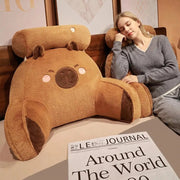 Sleepwyn Capybara Reading Pillow