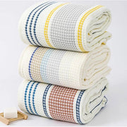 Sleepwyn Cotton Honeycomb Waffle Soft Bath Towel (2 Pcs)
