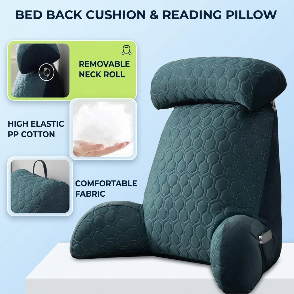 Sleepwyn Reading Lounge Cushion with Side Pockets