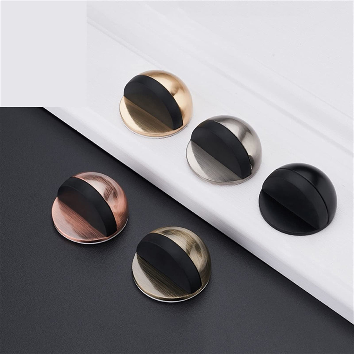Sleepwyn Stainless Steel Magnetic Door Stopper (2 Pcs)